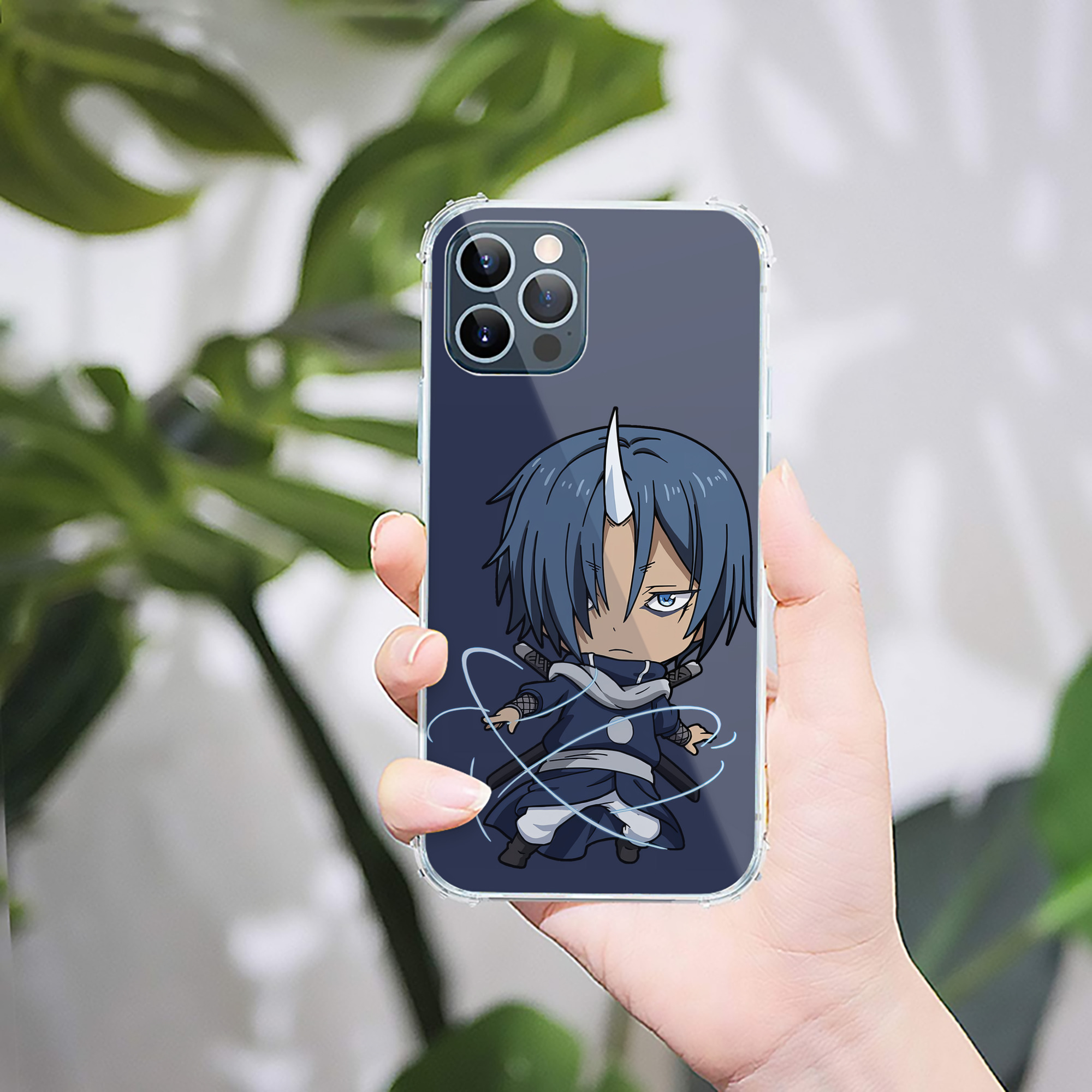 （画像用） 転スラ Regarding Reincarnated to Slime 【iPhone 12シリーズ対応】透明スマホケース（クリアソフトケース）